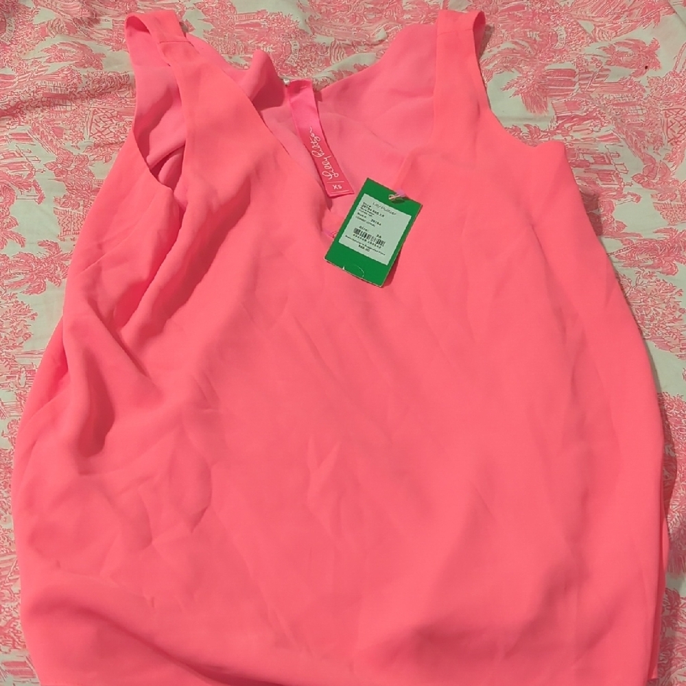 Lilly Pulitzer NWT Florin Cosmic Coral XS